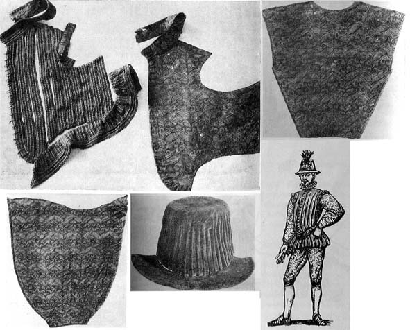 Kabátec, francouzského typu přibližně kolem r. 1573, Muzeum Krakow, foto:Historia ubiorow, Gutkowska-Rychlewska