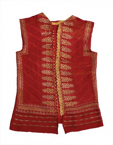 Pletená vesta z poloviny 16.století je uložena v Museo Stibbert ve Florencii