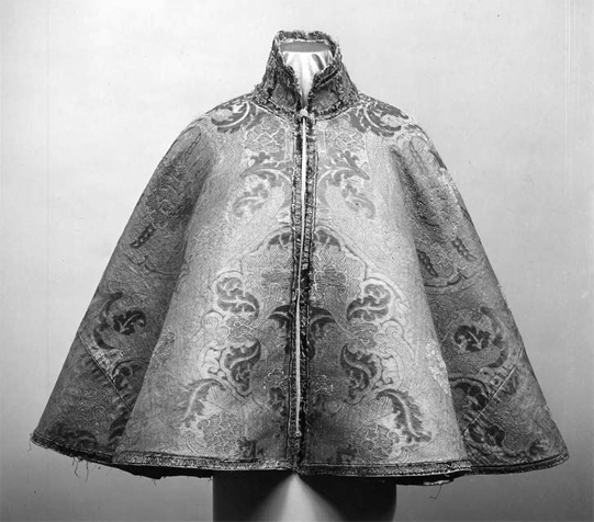 Španělský plášť kolem r. 1560 - 80. Metrpolitan Museum of Art, New York.