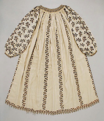 Košilka z Itálie (pozdní 16. století), uložená v Metropolitním muzeu umění v New Yorku