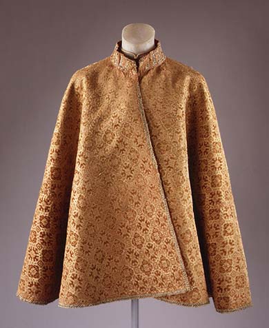 Cape rom France (late 16th century) is now located in Metropolitan Museum of Art, New York