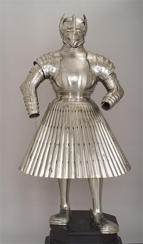 Costume armour created for Albrecht von Brandenburg ca 1526. Kunsthistorische Museum Vienna