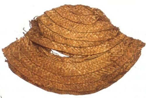 Straw hat, late 15th or beginning of 16th century from Kempten, Germany