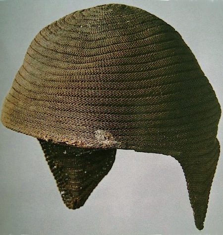 Knitted coif of Ferdinando Orsini (died 1549) is in the San Domenico Maggiore Collection, Naples