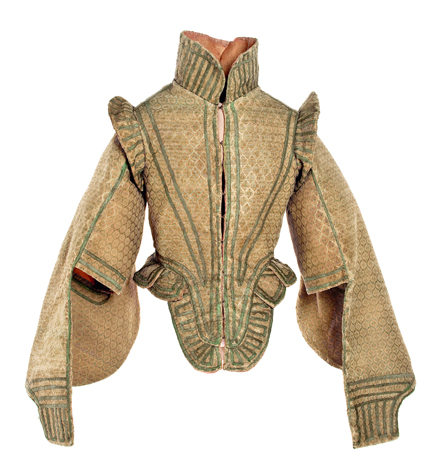 Španělský kabátec z let 1590 - 1610 ze sbírek Museé des Arts Decoratifs, Paříž.