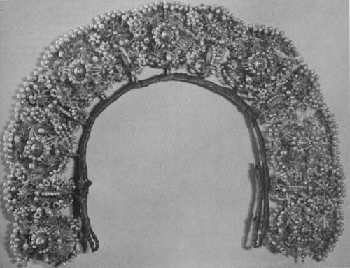 Headpiece from 16th century is shown in Germanic National Museum, Nurmberg
