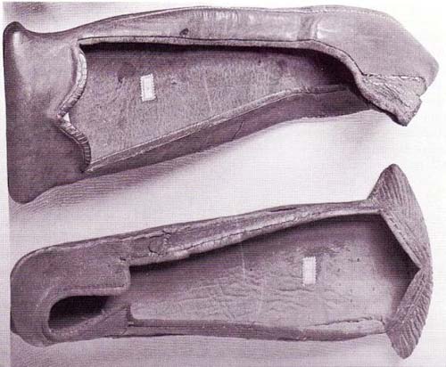 Shoe, made in 1525, now located Bayerische National Museum, Nurmberg